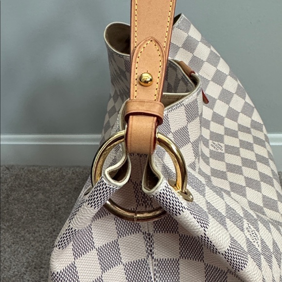 Louis Vuitton LV Canvas Graceful PM Damier Azur handbag dust bag tags organizer - Picture 11 of 11